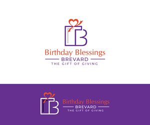 Logo Design by ecorokerz for Birthday Blessings Brevard | Design: #28948208