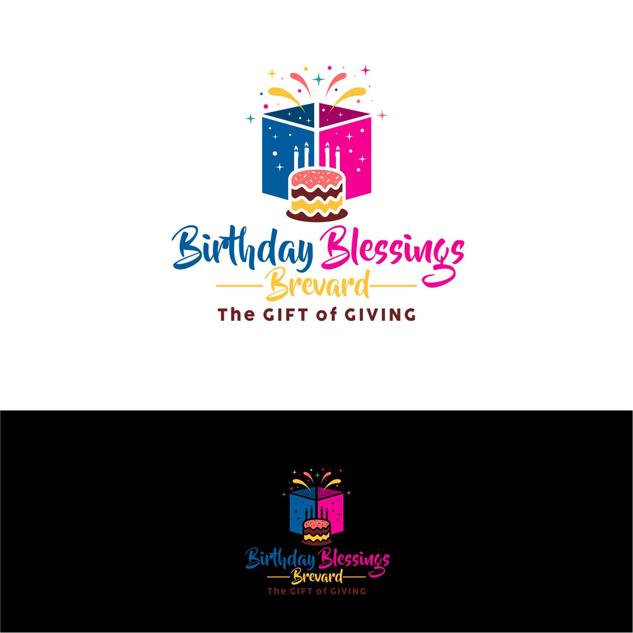 Logo Design by brand maker for Birthday Blessings Brevard | Design #28948596