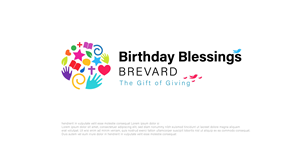 Logo Design by Arctic Designs for Birthday Blessings Brevard | Design #29006695