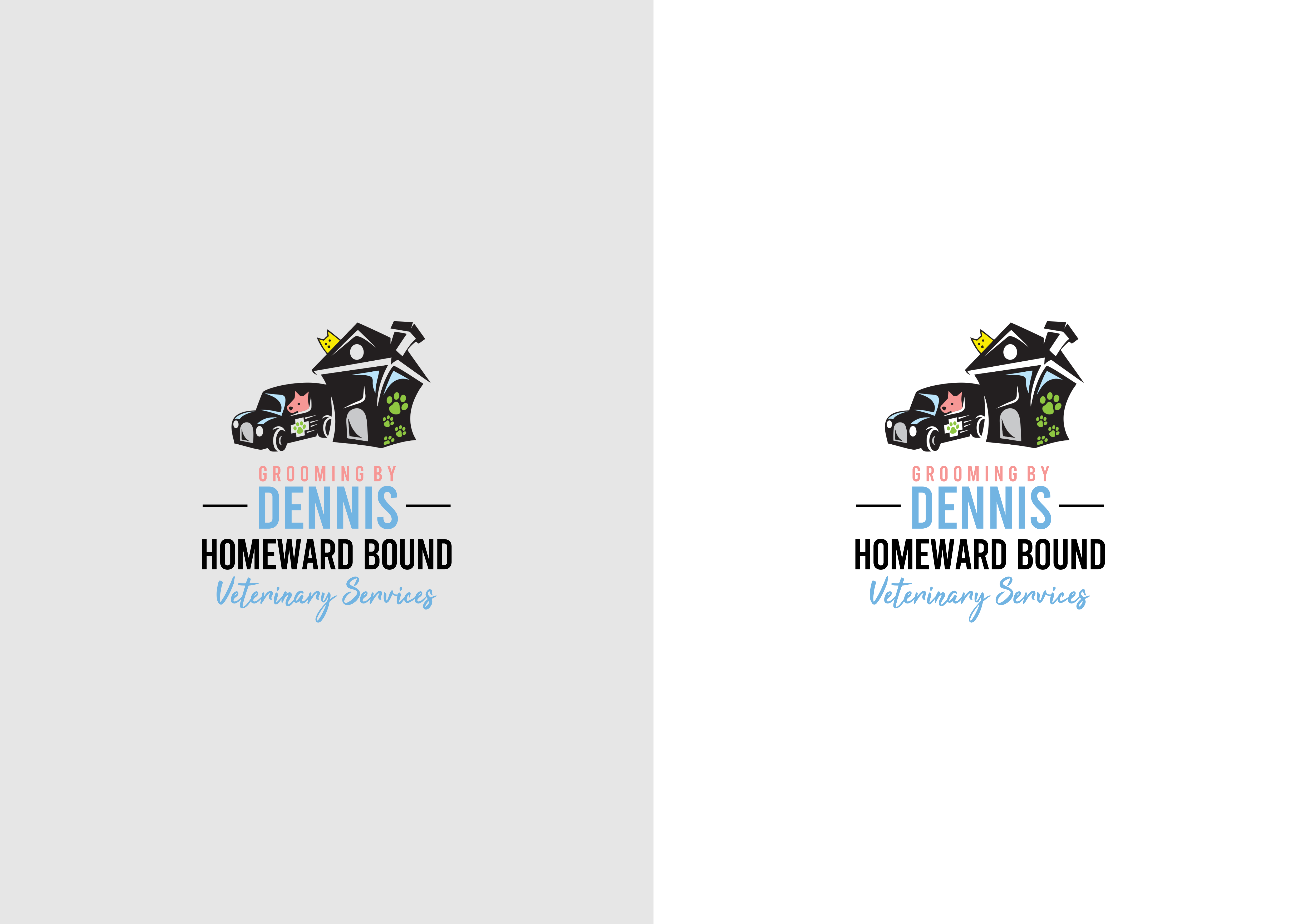 Design de Logo par graphics1 pour Homeward Bound Mobile Veterinary Services | Design #28987214