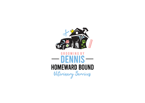 Logo-Design von graphics1 für Homeward Bound Mobile Veterinary Services | Design: #28987378