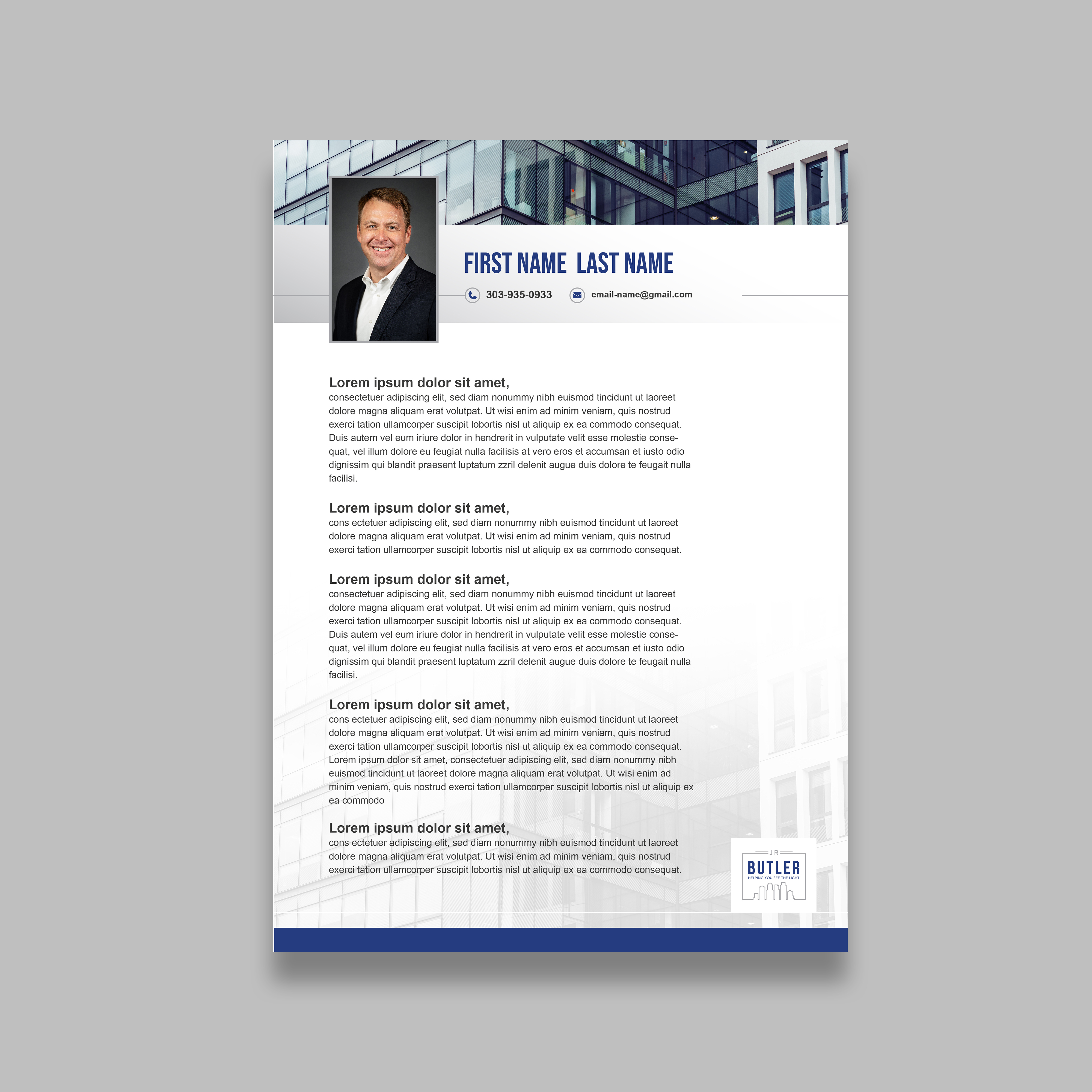Word Template Design by Oleksandra Den for this project | Design #28951506