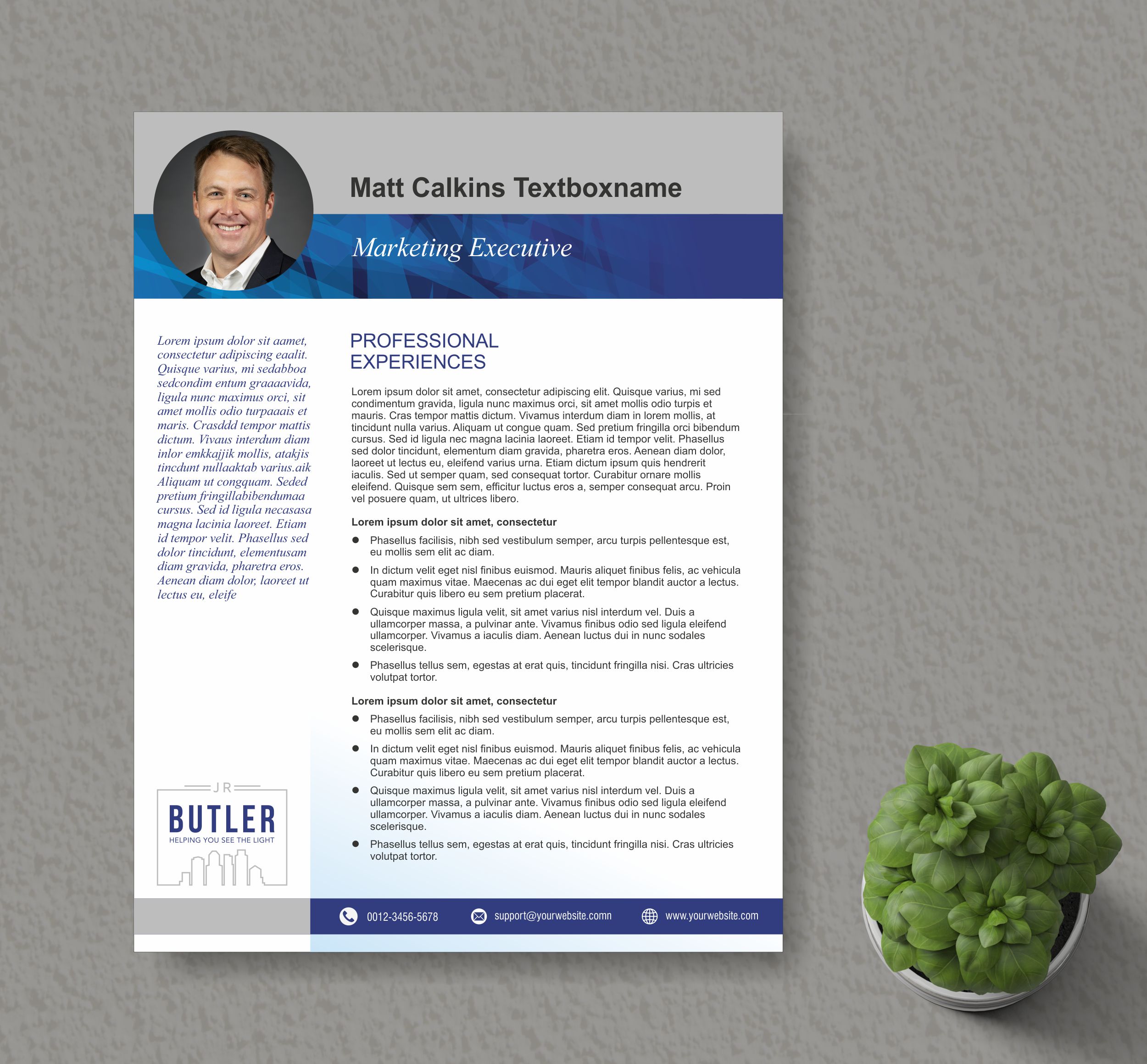 Word Template Design by nng for this project | Design #28952383