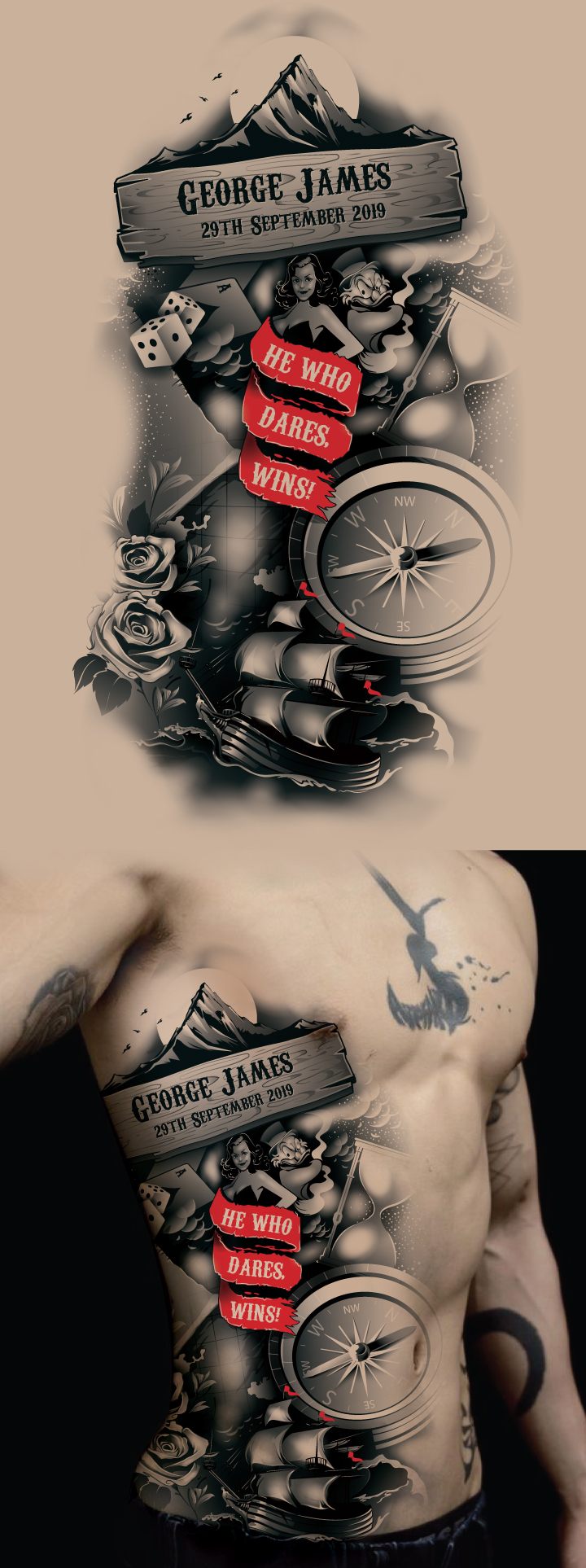Tattoo Design by ally designs for this project | Design #28976775