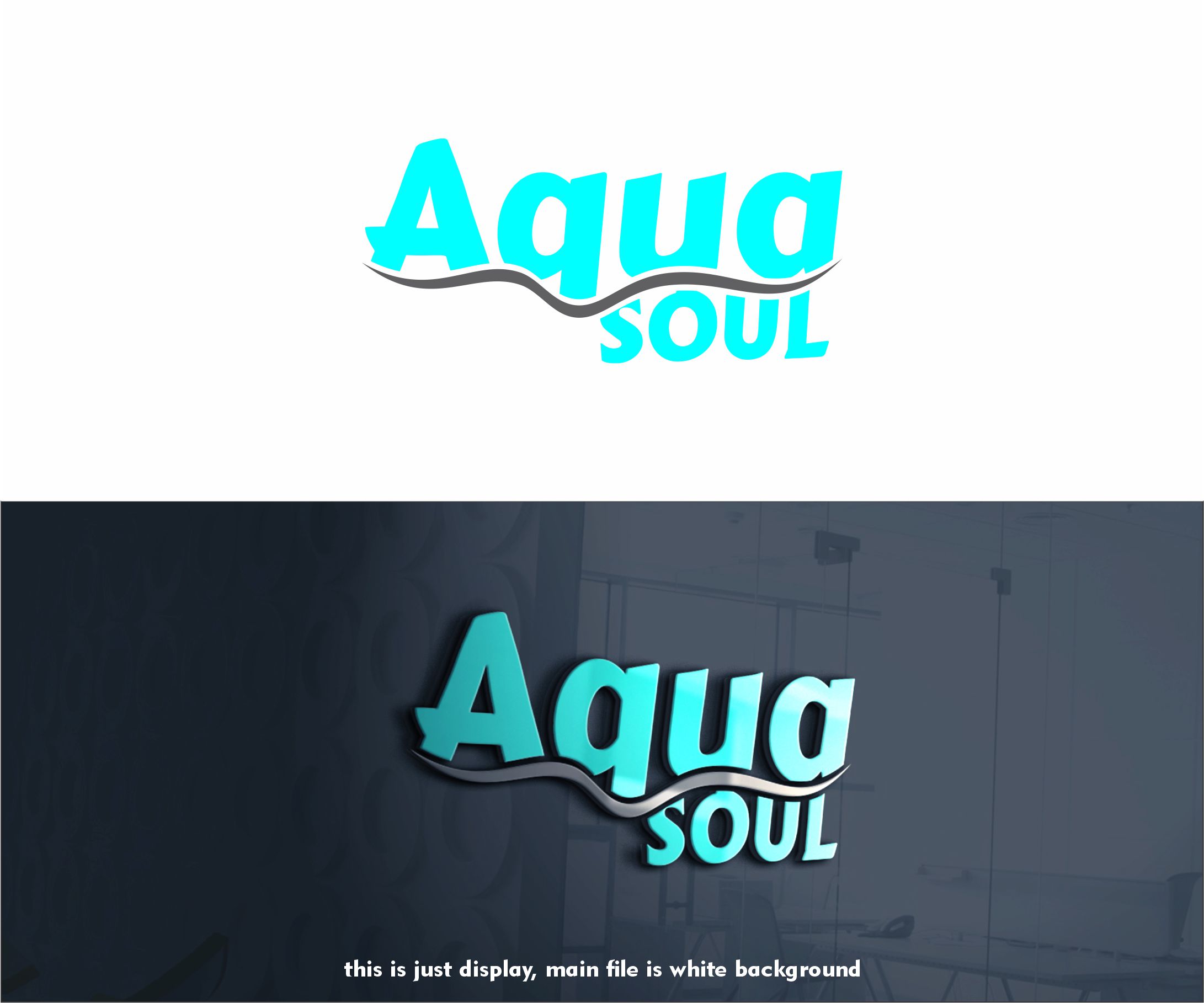 Logo-Design von alkaline für Aqua Soul Apparel | Design #28951789