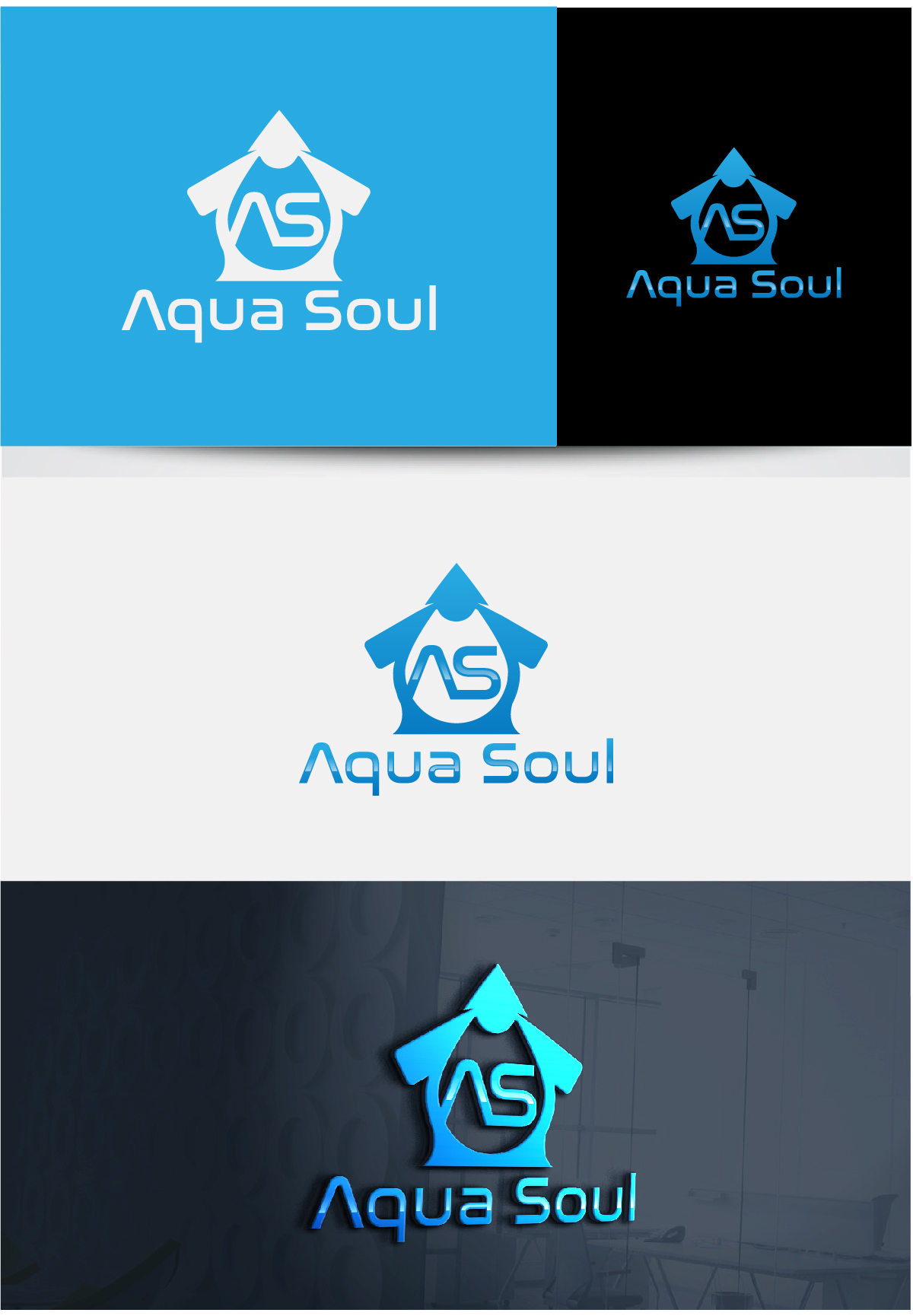 Diseño de Logo por Deziners Zone para Aqua Soul Apparel | Diseño #28954269
