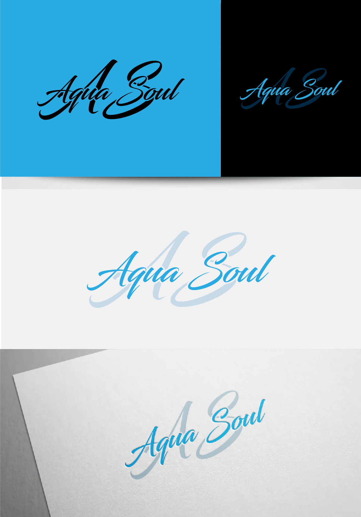 Logo Design by Deziners Zone for Aqua Soul Apparel | Design #28954270