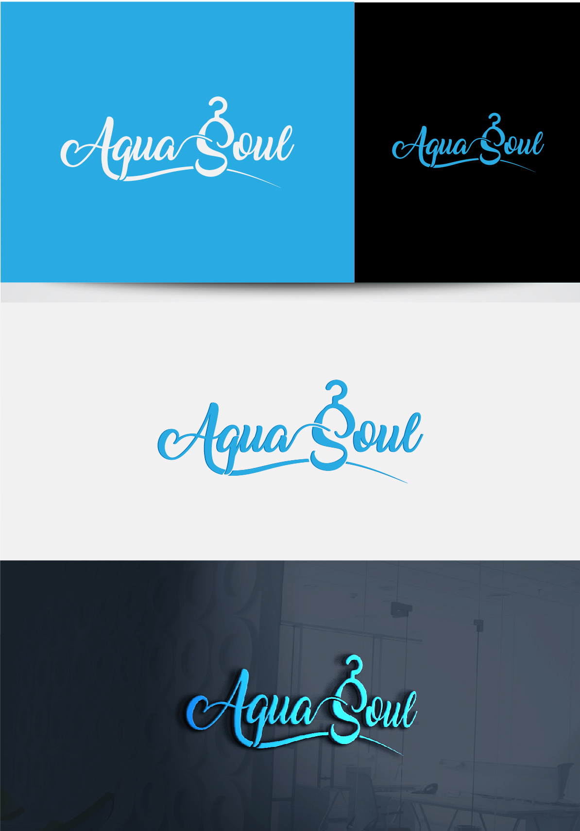 Logo Design by Deziners Zone for Aqua Soul Apparel | Design #28954271