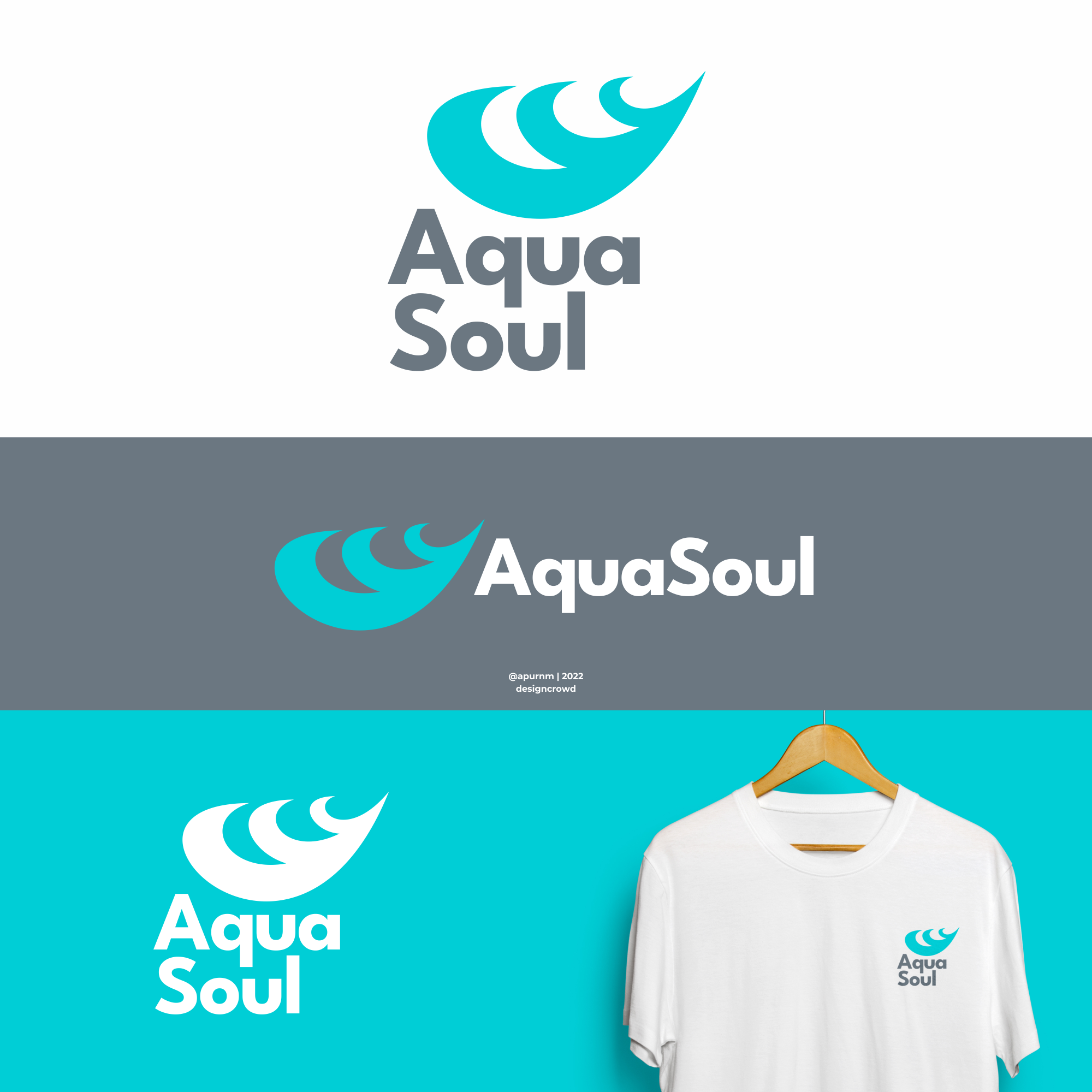 Logo-Design von purnama für Aqua Soul Apparel | Design #28960451