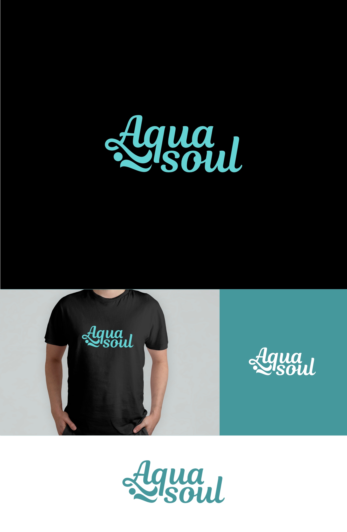 Logo Design by ecorokerz for Aqua Soul Apparel | Design #28952443