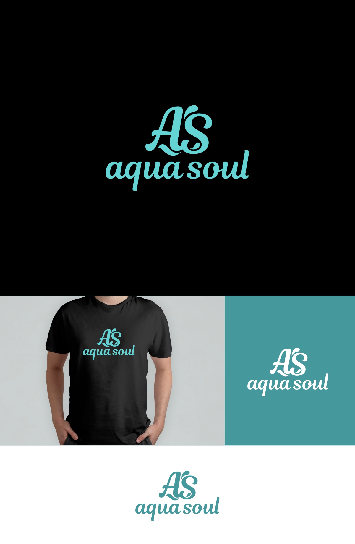 Logo Design by ecorokerz for Aqua Soul Apparel | Design #28966786