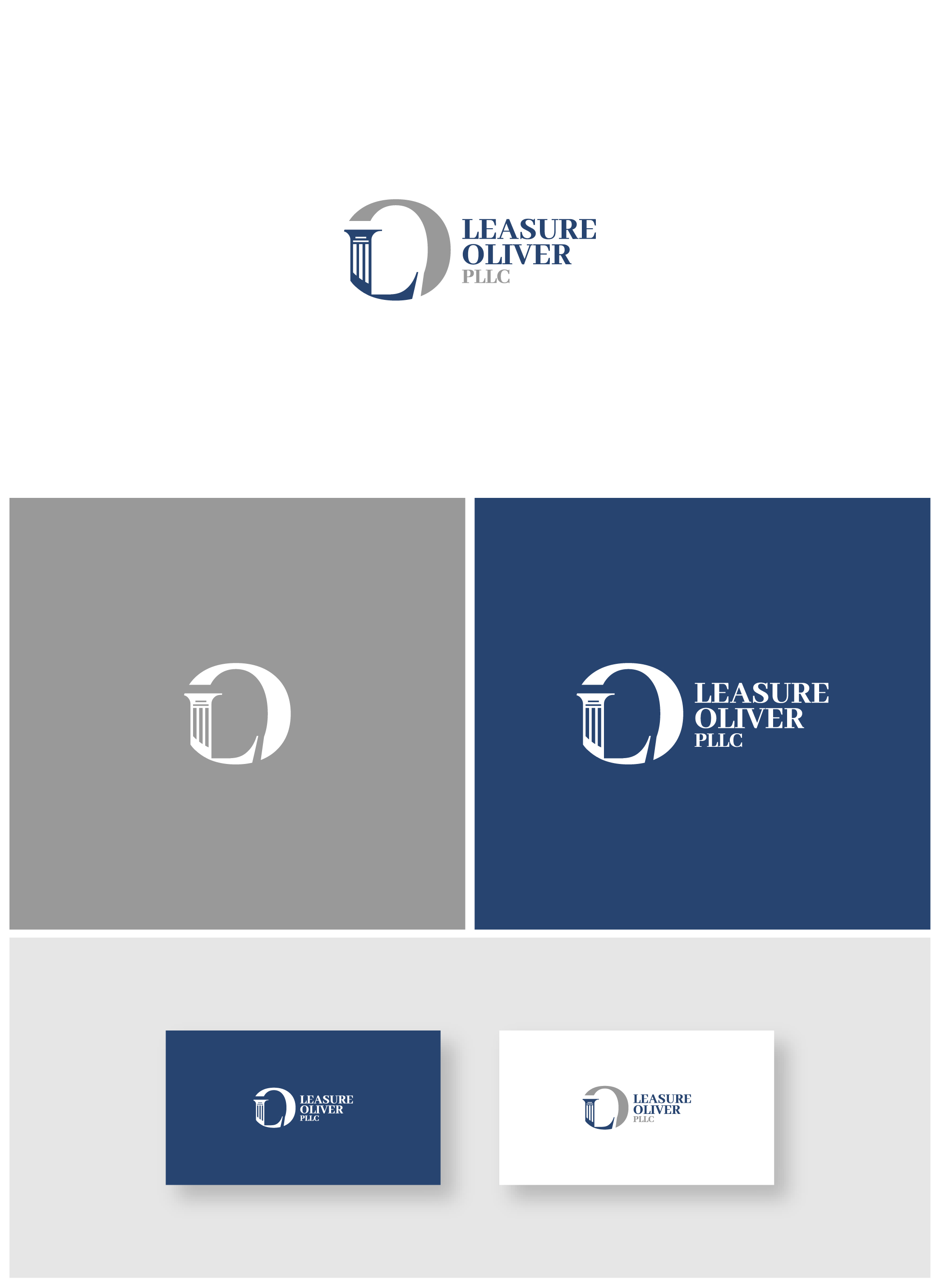 Logo Design by 3Guys for Leasure Oliver, PLLC | Design #28955645