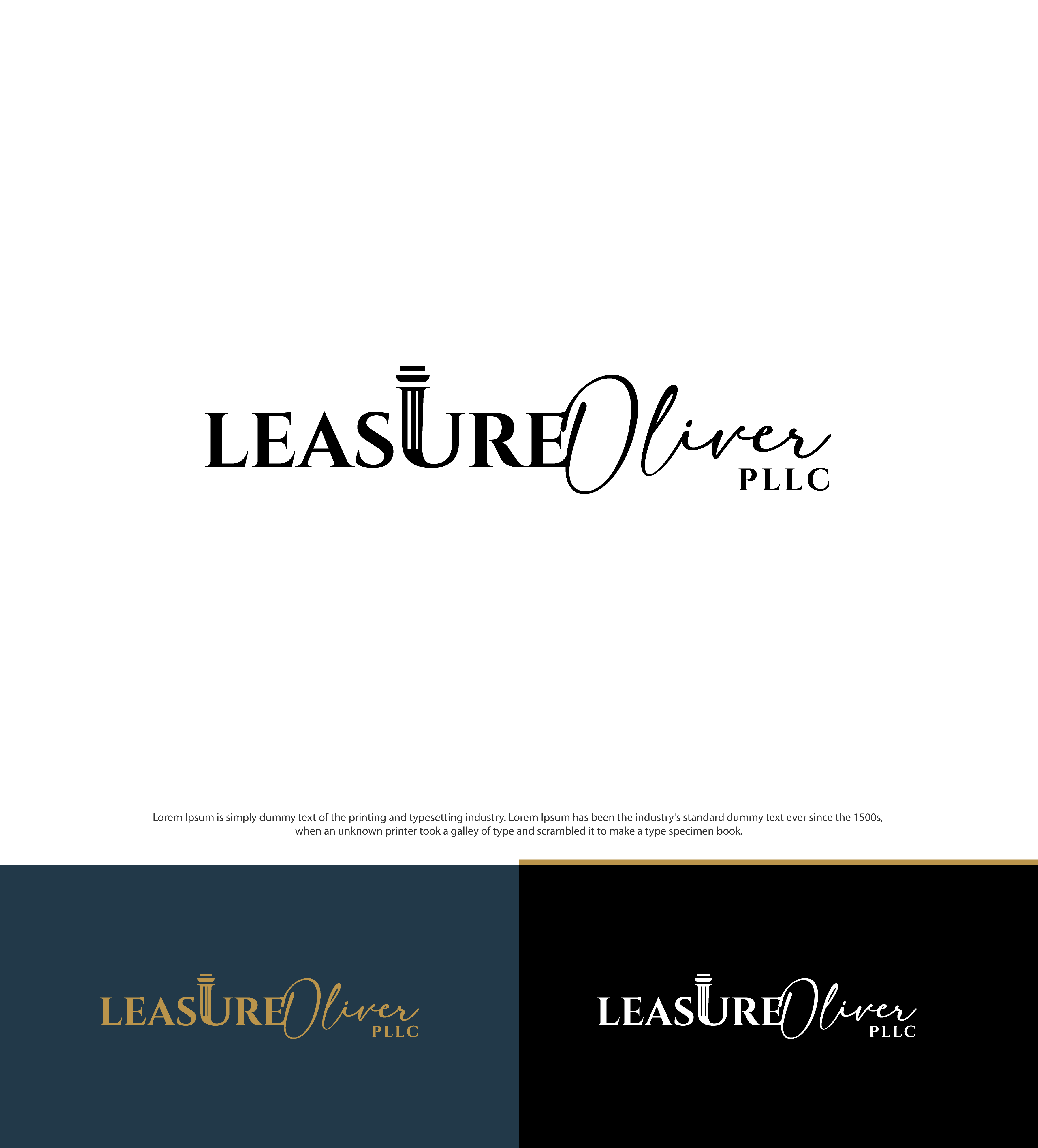 Logo Design by ecorokerz for Leasure Oliver, PLLC | Design #28954401