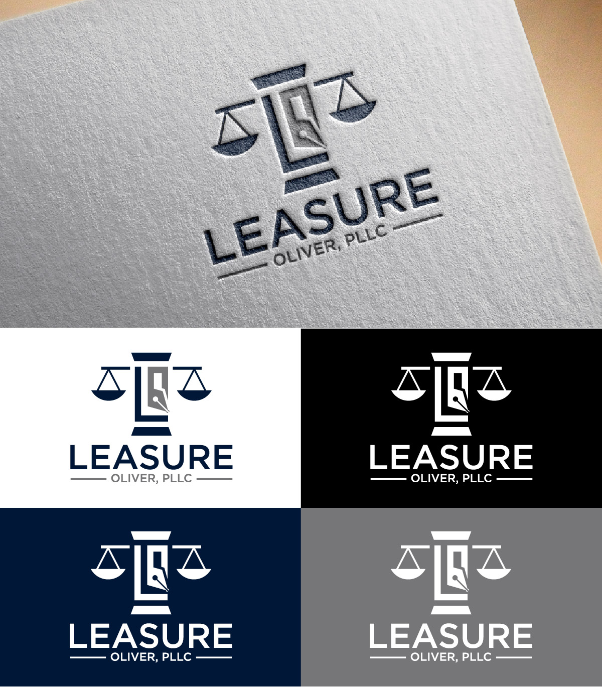 Logo Design by fly  design for Leasure Oliver, PLLC | Design #28954093