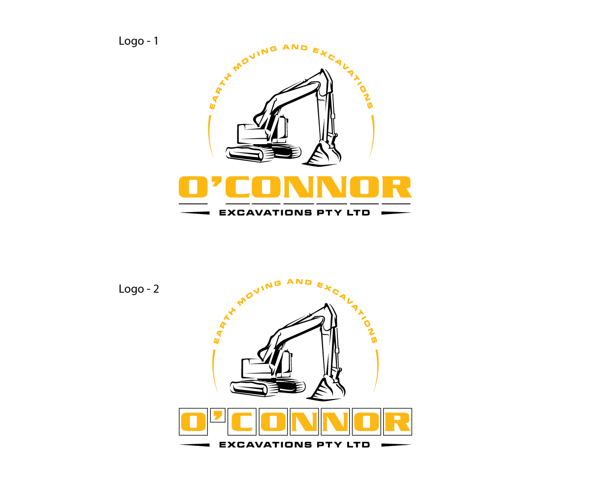 Logo Design by Logo Stock for O'Connor Excavations Pty Ltd | Design #28981801