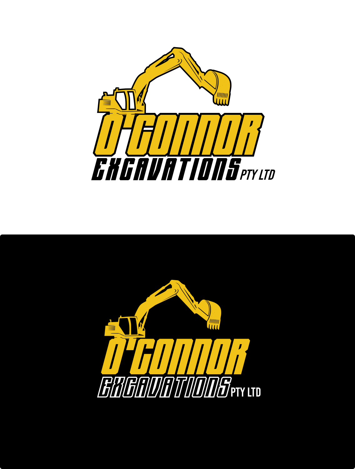Logo-Design von Giovanni für O'Connor Excavations Pty Ltd | Design #28953392
