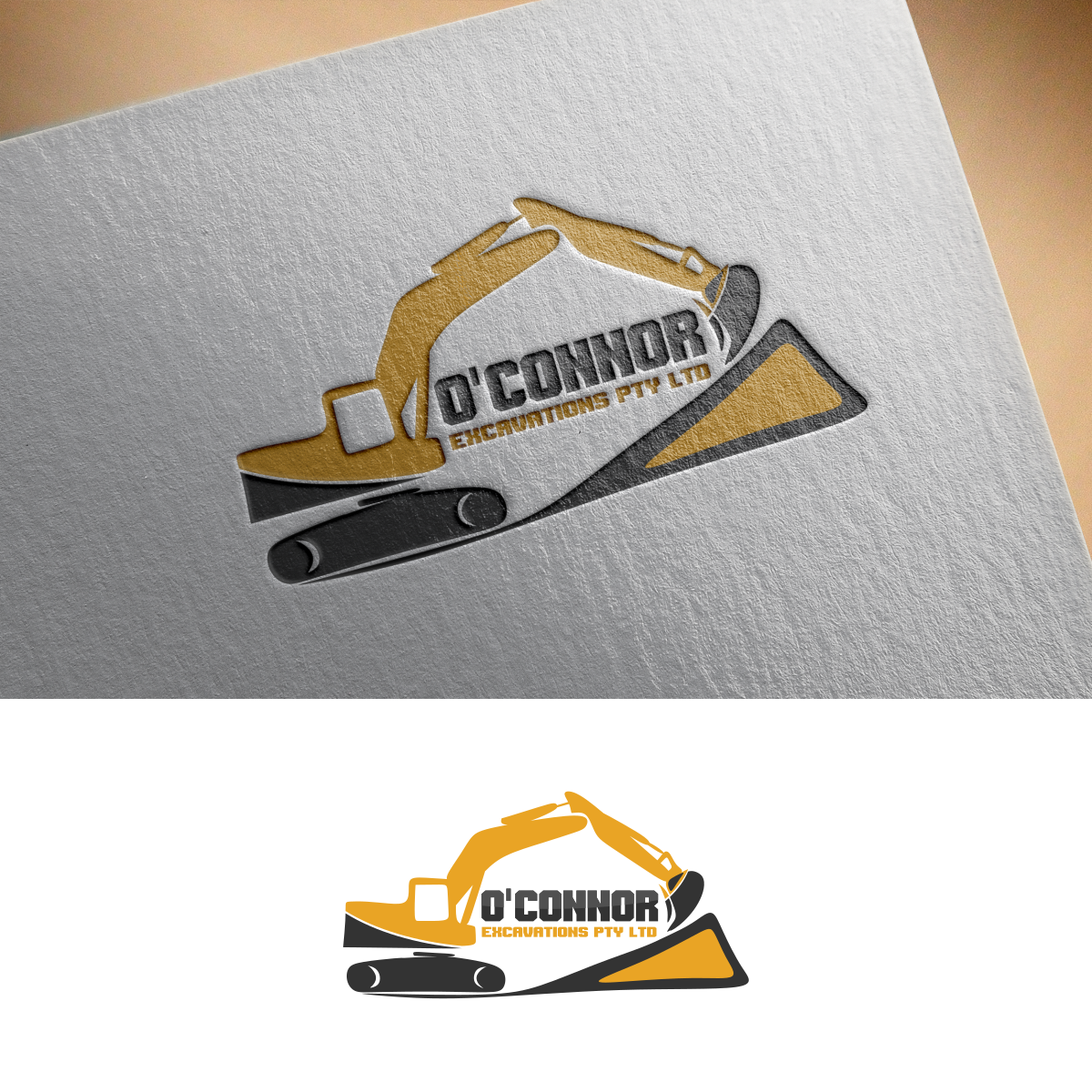 Logo Design by design.bb for O'Connor Excavations Pty Ltd | Design #28953848