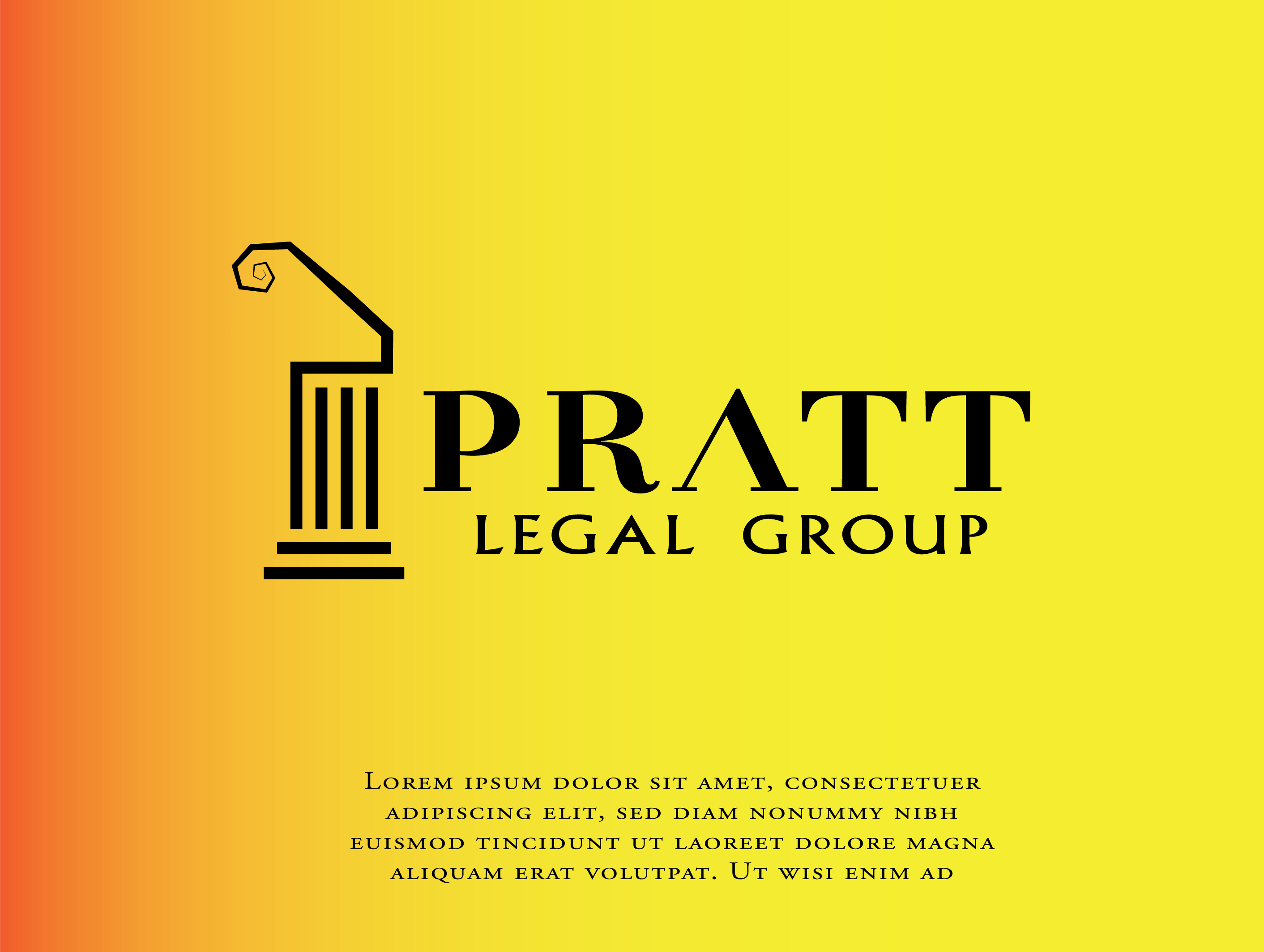 Logo Design by one2ka4two for Pratt Legal Group | Design #28978767