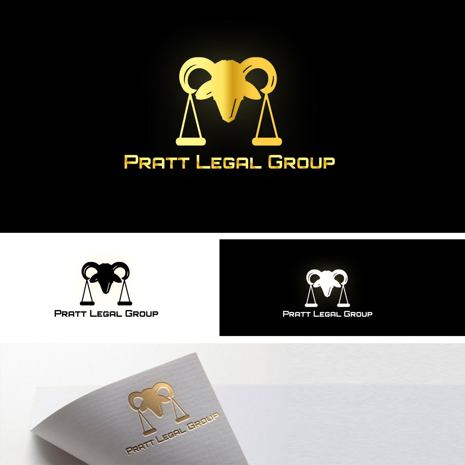 Logo Design by MHF for Pratt Legal Group | Design #28958903