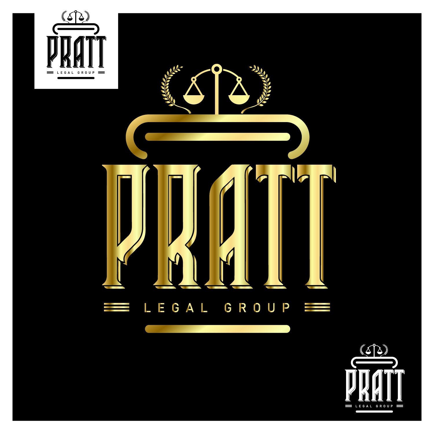 Logo Design by emad farid for Pratt Legal Group | Design #28965341