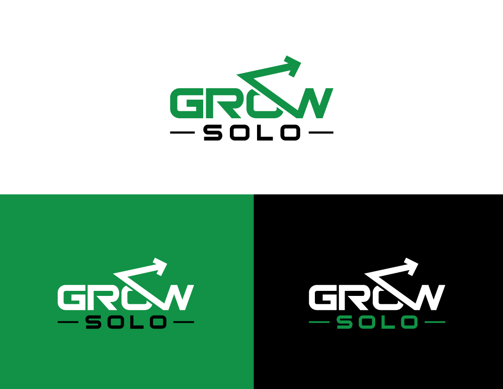 Logo Design by Rear Designer for Grow Solo | Design #28966756