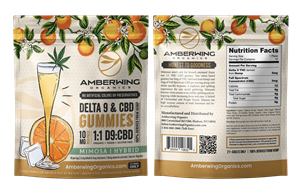 CBD / D9 Gummy packaging re-branding (Mimosa & Granddaddy Purple) | Diseño Gráfico por SAI DESIGNS