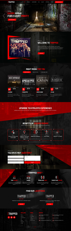 New website for our Escape Room | Web-Design von sai.designer87