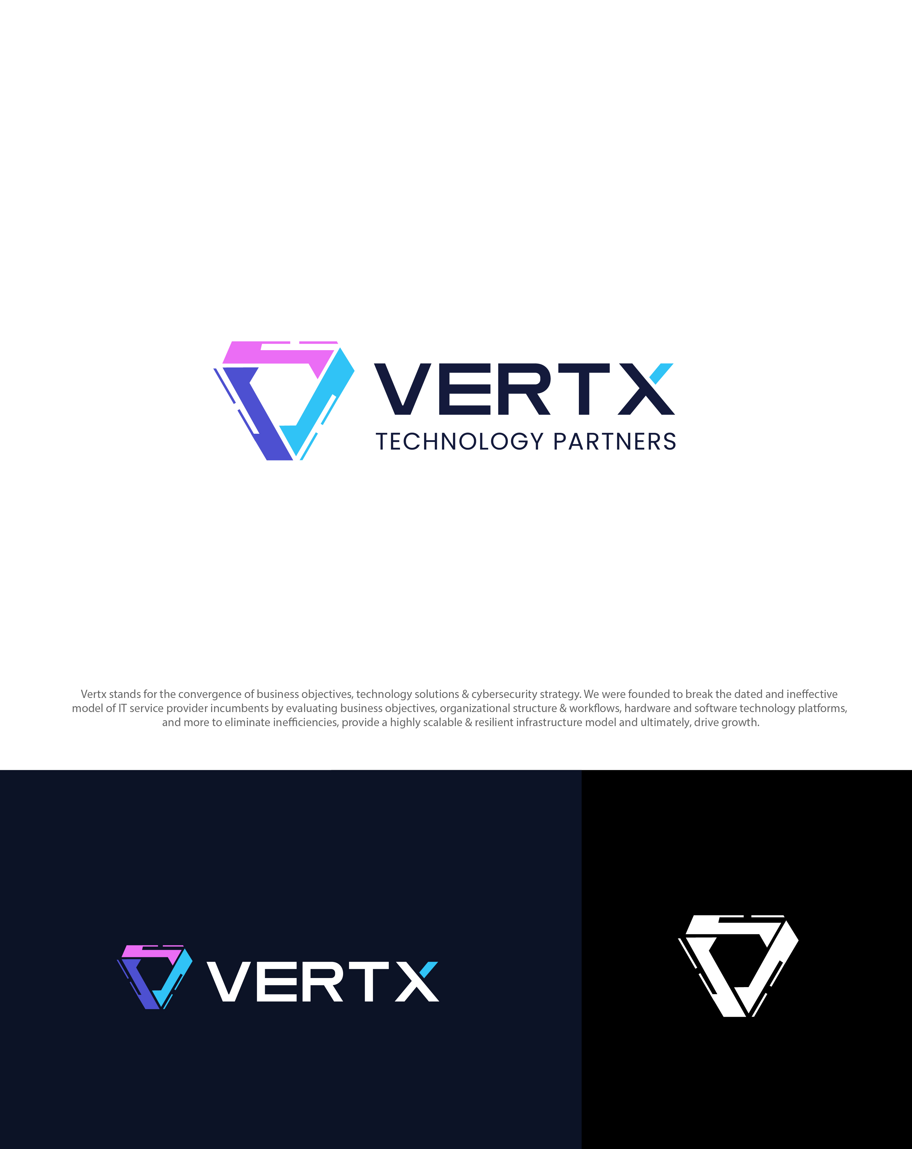 Diseño de Logo por RikoAji para Vertx Technology Partners | Diseño #28961617