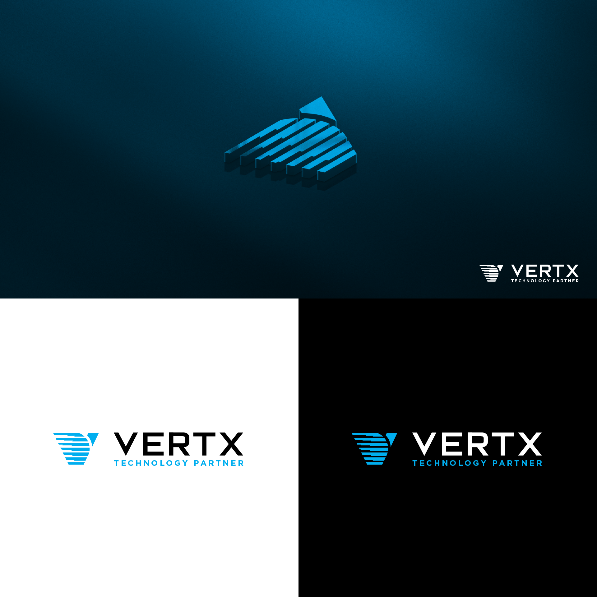 Logo Design by the3kings for Vertx Technology Partners | Design #28960876