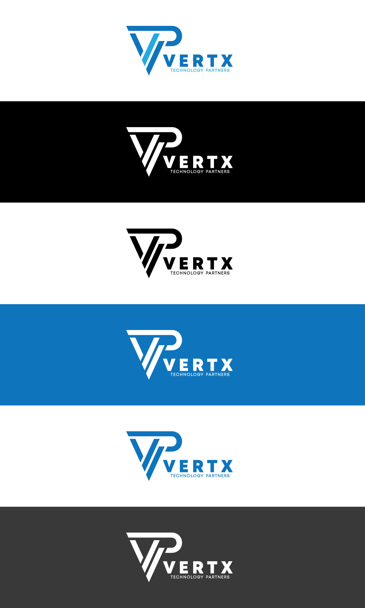 Logo Design by Shahbaz Studios for Vertx Technology Partners | Design #28975821