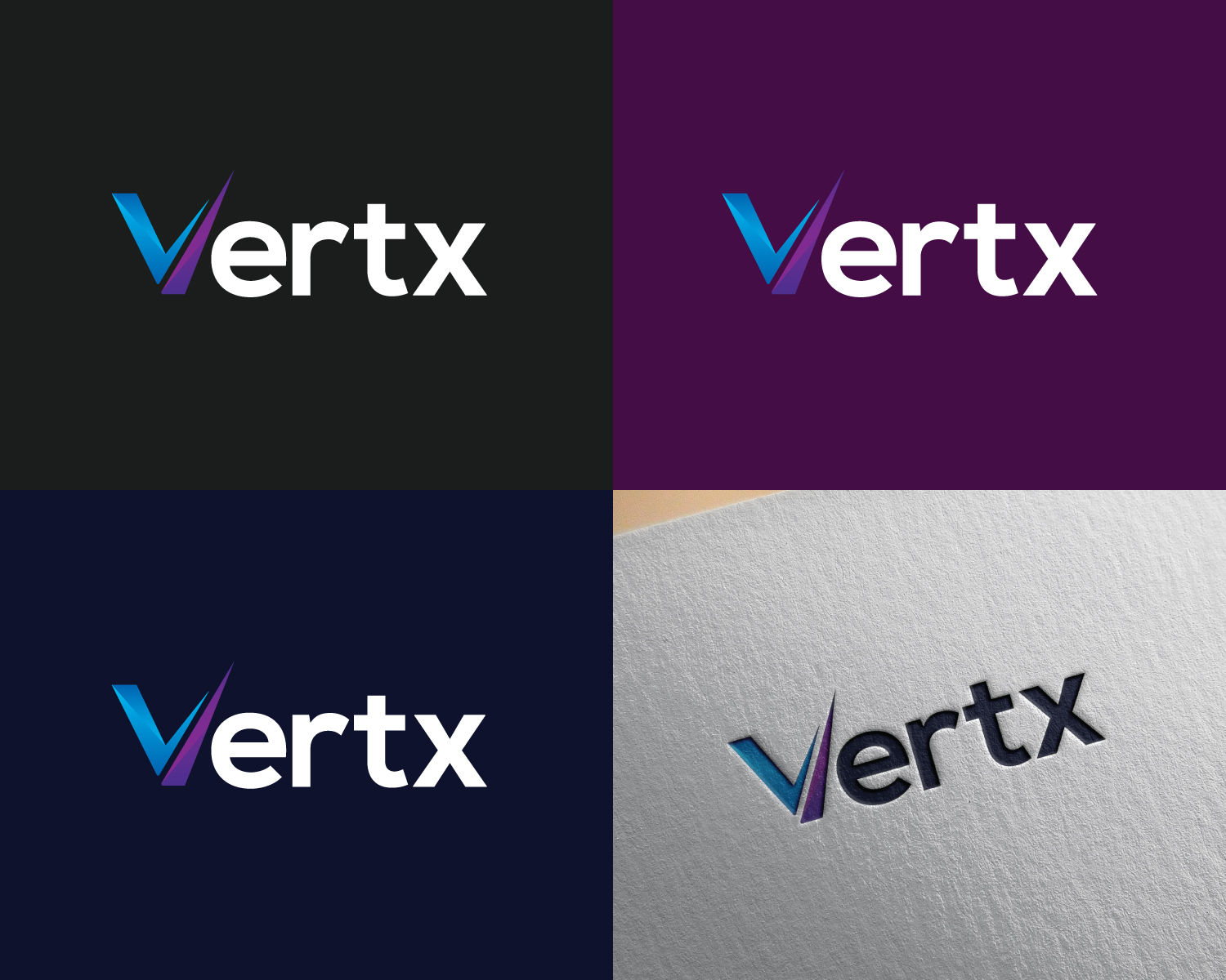 Logo Design by Atec for Vertx Technology Partners | Design #28962066