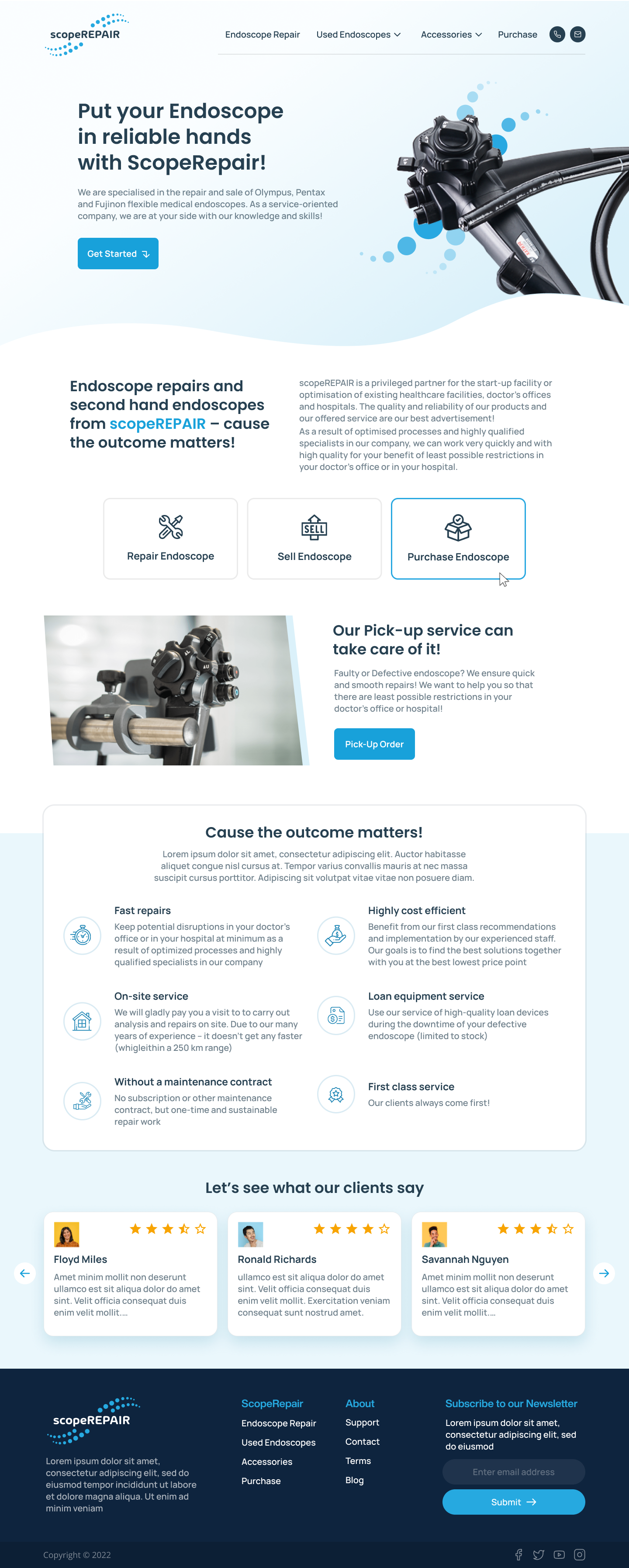Web Design by Maansib for scopeREPAIR GmbH | Design #28985228