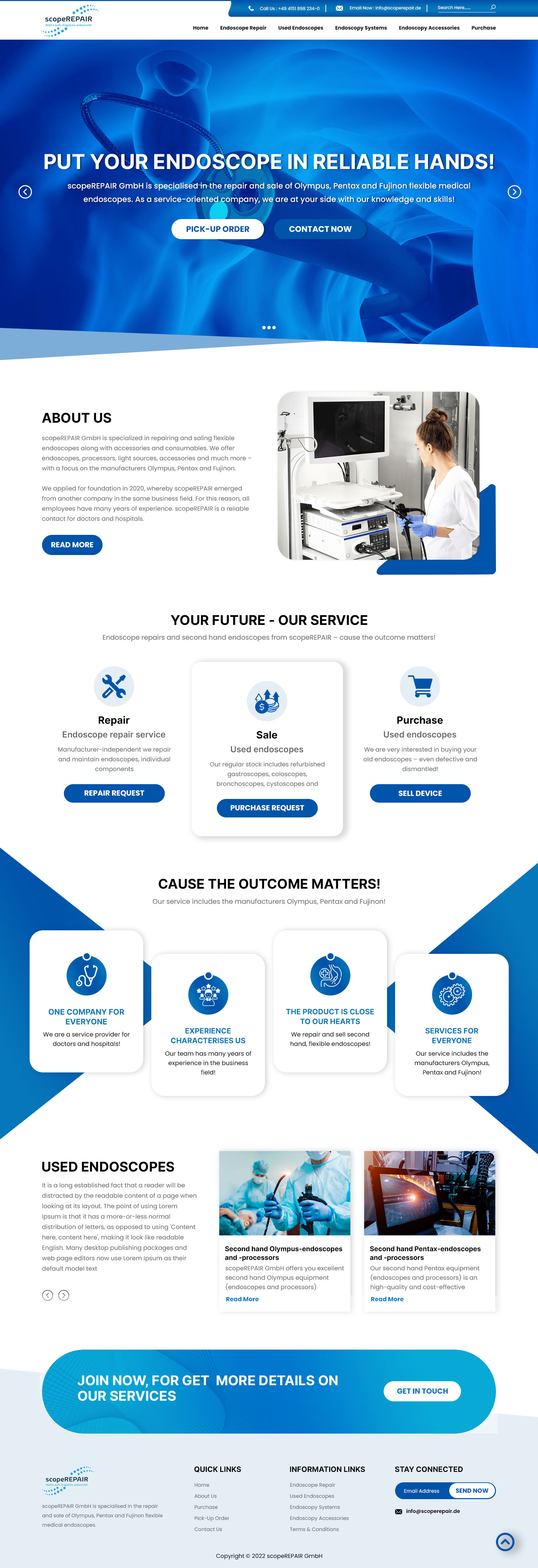 Diseño Web por Rising Stars para scopeREPAIR GmbH | Diseño #28988591