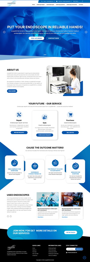 Diseño Web por Rising Stars para scopeREPAIR GmbH | Diseño: #28988593