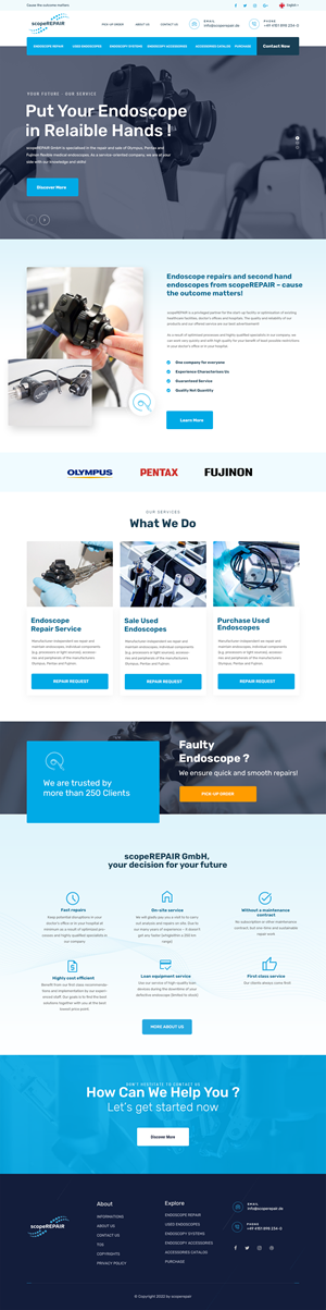 Diseño Web por designerkochi para scopeREPAIR GmbH | Diseño: #28986118