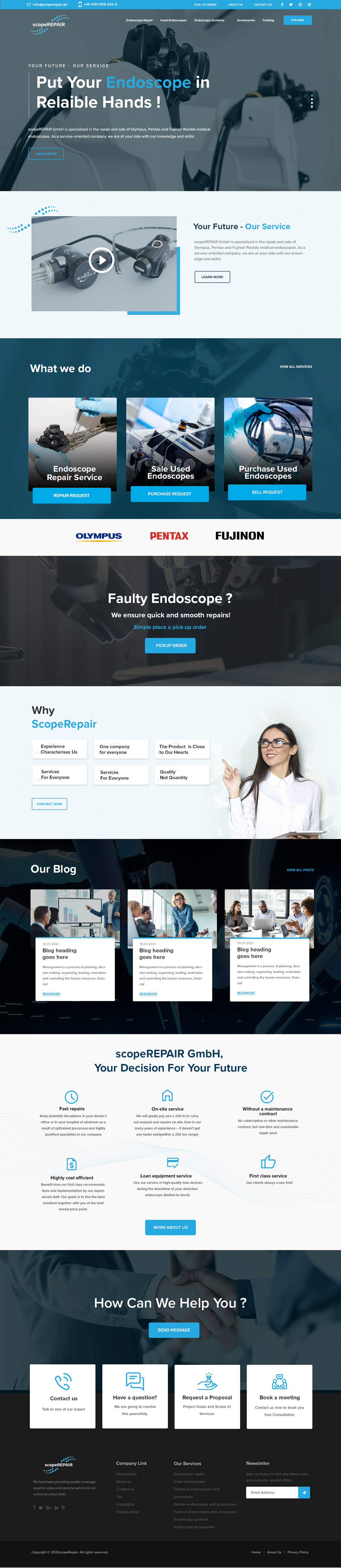 Web-Design von designerkochi für scopeREPAIR GmbH | Design #28988479