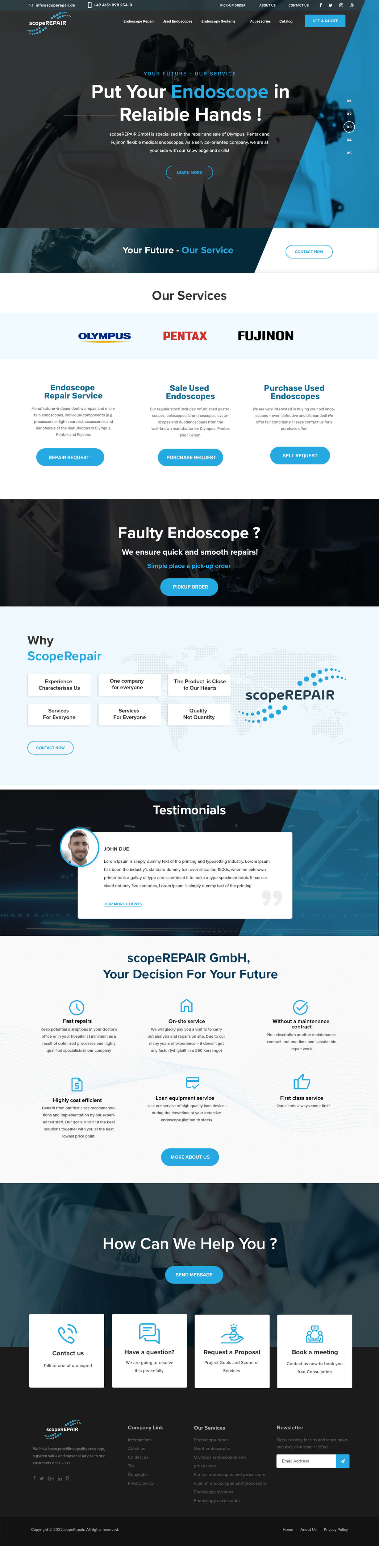 Web-Design von designerkochi für scopeREPAIR GmbH | Design #28988937