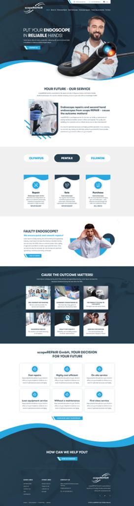 Web-Design von Zanek für scopeREPAIR GmbH | Design #28990383