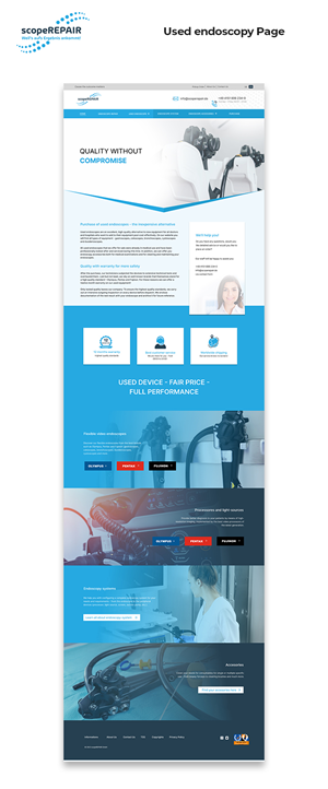 Diseño Web por DeriMH para scopeREPAIR GmbH | Diseño: #29001232