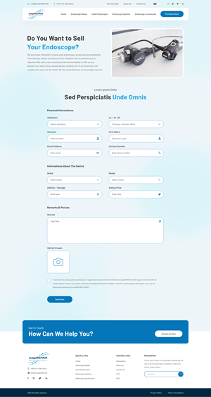 Diseño Web por Ruwa89 para scopeREPAIR GmbH | Diseño: #29010721