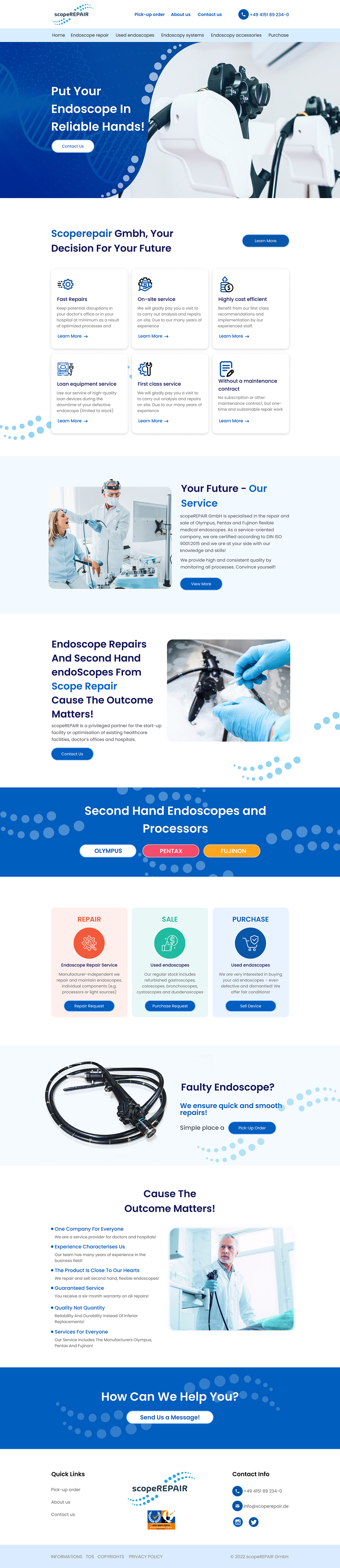 Web Design par AWS pour scopeREPAIR GmbH | Design #29008719
