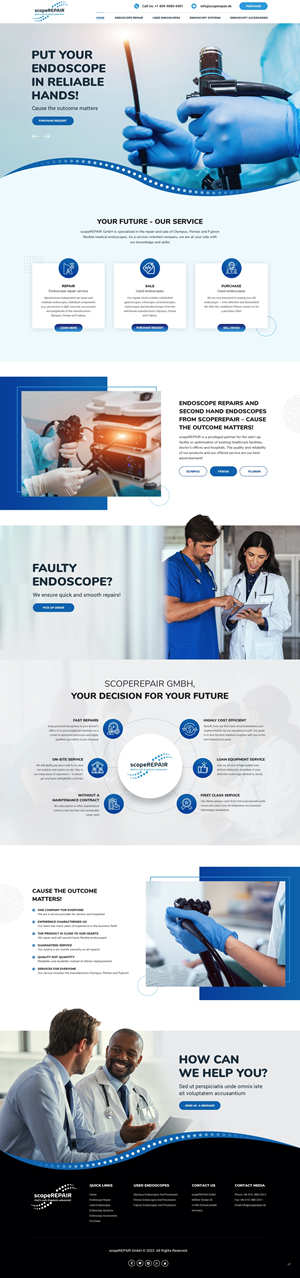 Web Design by pb for scopeREPAIR GmbH | Design: #28977118
