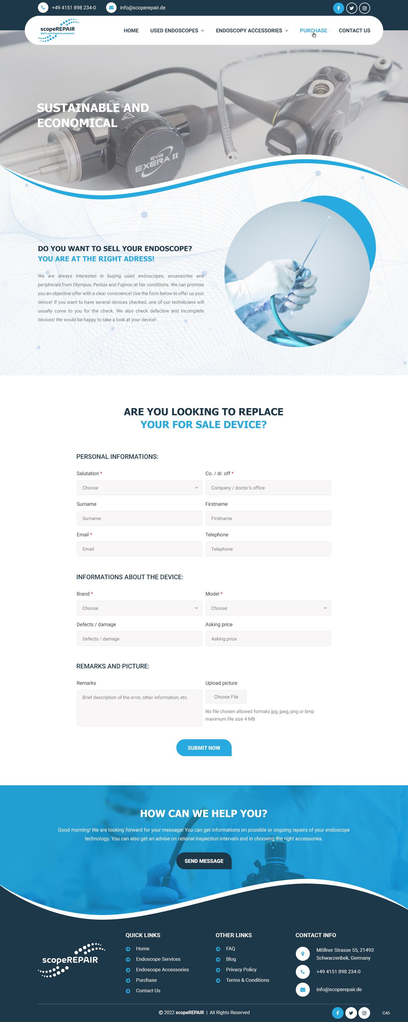 Diseño Web por pb para scopeREPAIR GmbH | Diseño #29003320