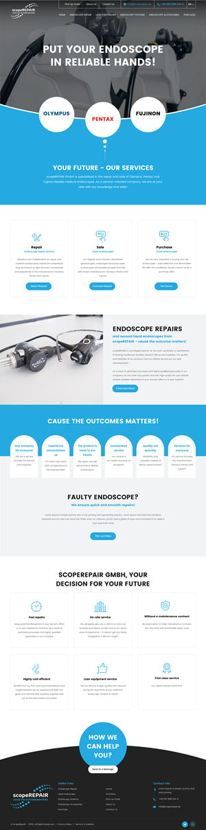 Diseño Web por rightway para scopeREPAIR GmbH | Diseño: #28987943