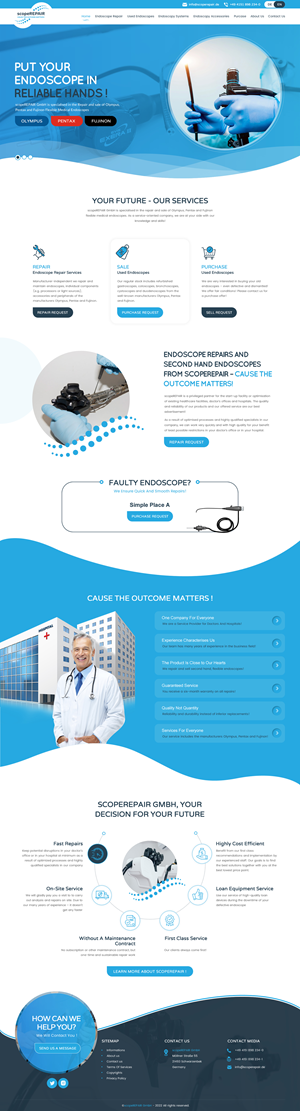 Diseño Web por rightway para scopeREPAIR GmbH | Diseño: #28987945
