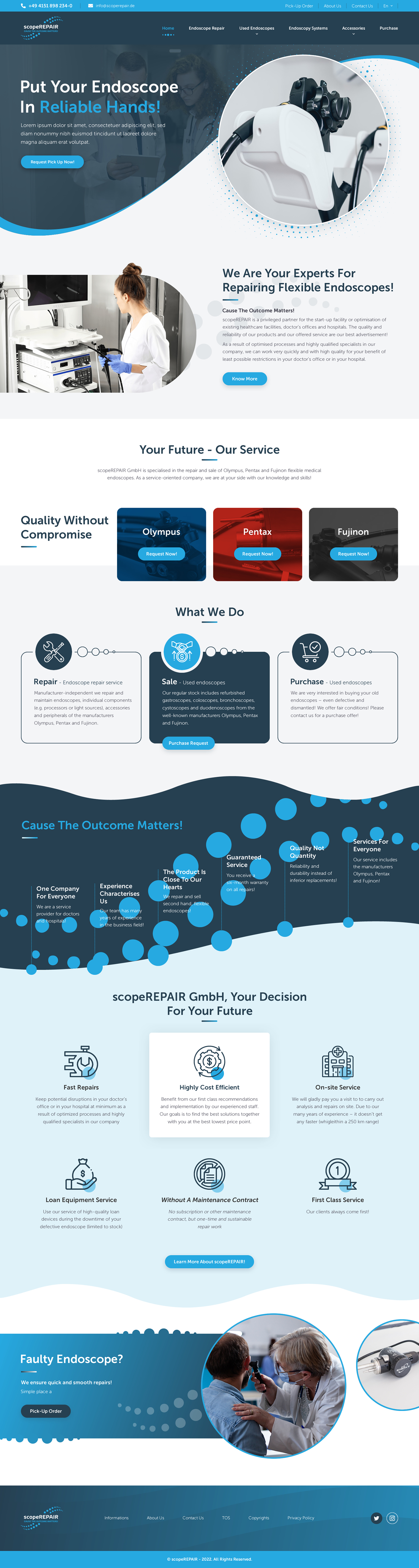 Diseño Web por rightway para scopeREPAIR GmbH | Diseño #28987947