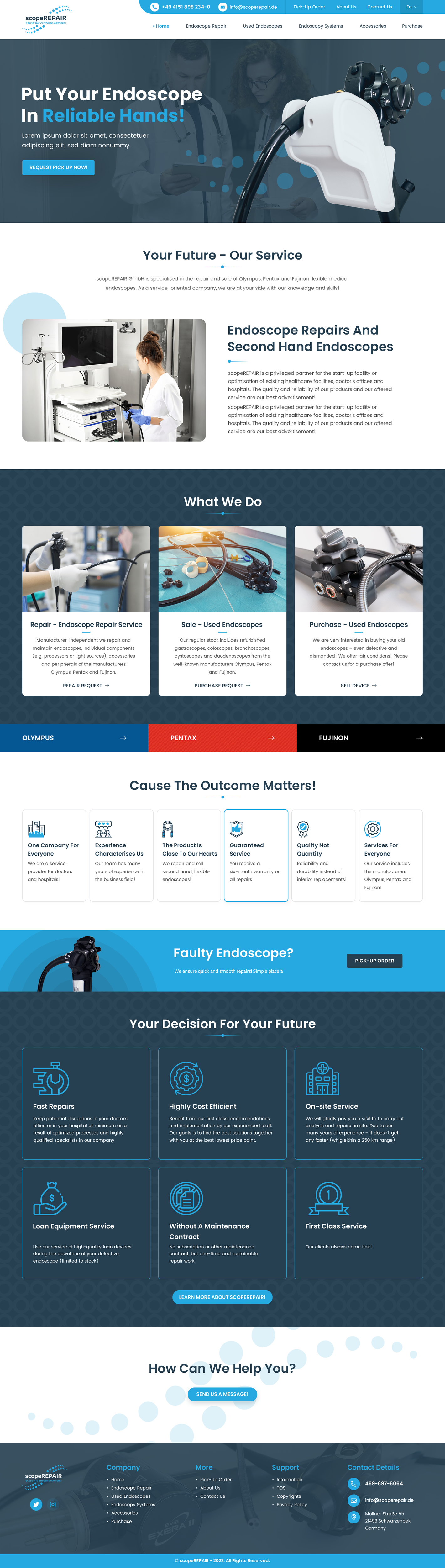 Diseño Web por rightway para scopeREPAIR GmbH | Diseño #28993341