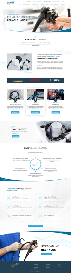 Web Design by *mary for scopeREPAIR GmbH | Design #28983719