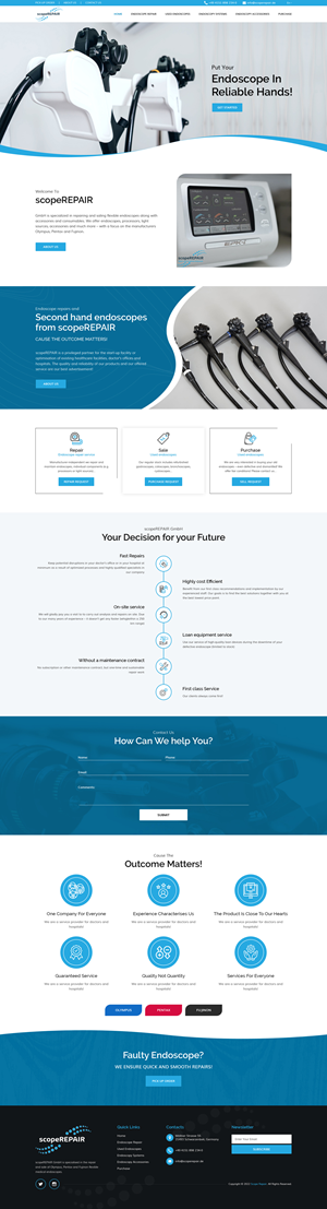 Diseño Web por sai.designer87 para scopeREPAIR GmbH | Diseño: #28988399