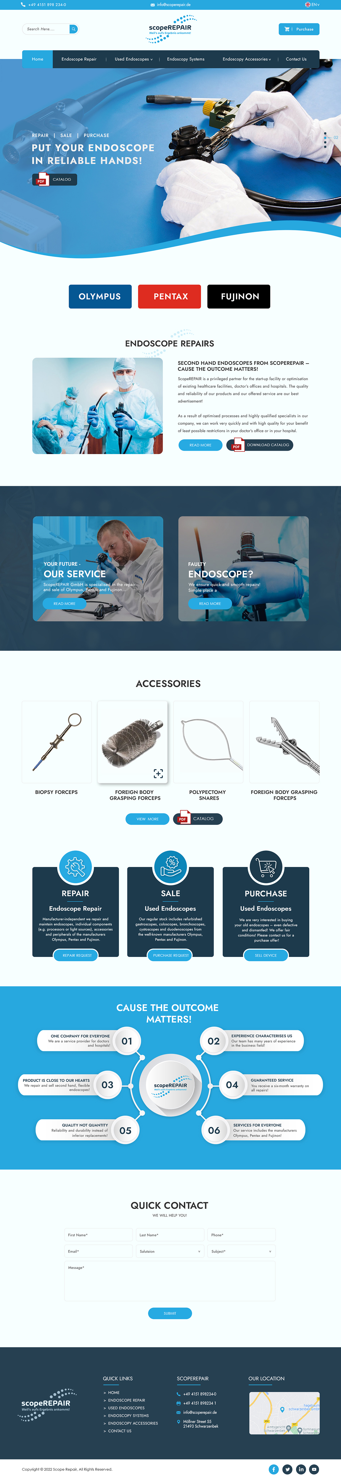 Diseño Web por bdesigner9 para scopeREPAIR GmbH | Diseño #28982642